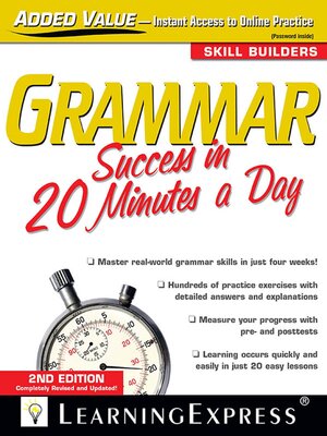 Grammar Success in 20 Minutes a Day - ebook